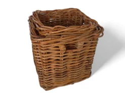 Havemøbelland Fletkurv - Naturrattan - 52x52 cm