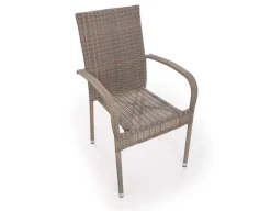 Havemøbelland Geneve Stabelstol - Luksus Dusty