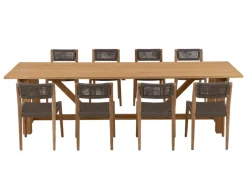 Havemøbelland Hercules Alana Teak Havemøbelsæt - 100x290 cm
