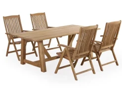 Havemøbelland Hercules 200 Devon Teak Havemøbelsæt