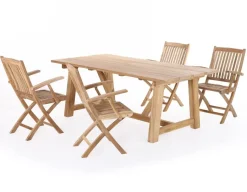 Havemøbelland Hercules 200 Mia Teak Havemøbelsæt