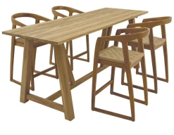 Havemøbelland Hercules Teak Bar – 80x240 cm