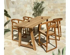 Havemøbelland Hercules Teak Bar – 80x240 cm