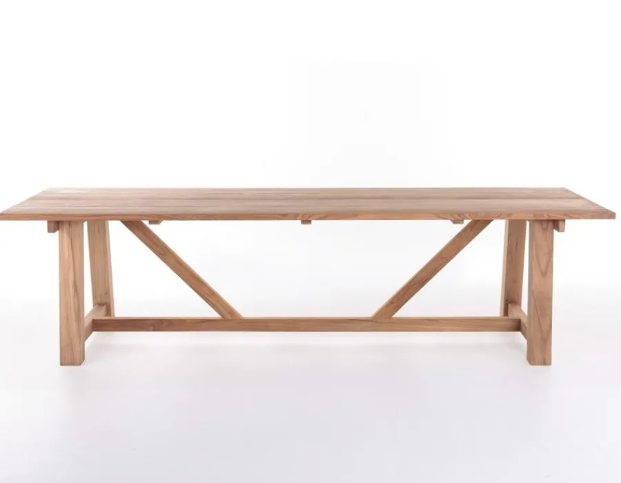 Havemøbelland Hercules Teak Plankebord - 100x290 cm