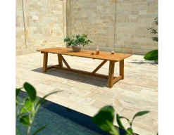 Havemøbelland Hercules Teak Plankebord - 100x290 cm