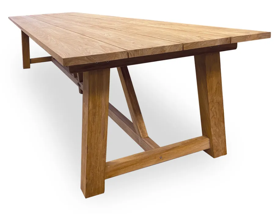 Havemøbelland Hercules Teak Plankebord - 100x400 cm