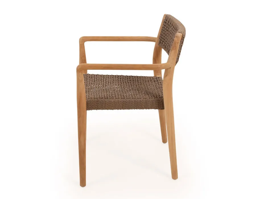 Havemøbelland Hercules Tonka Teak havemøbelsæt m/4 stole - 100x200 cm