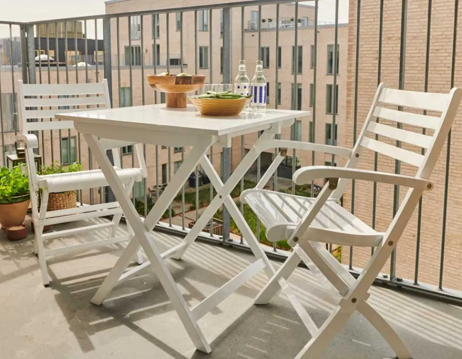 Havemøbelland Hornbæk Foldebord - 70 x 70 cm