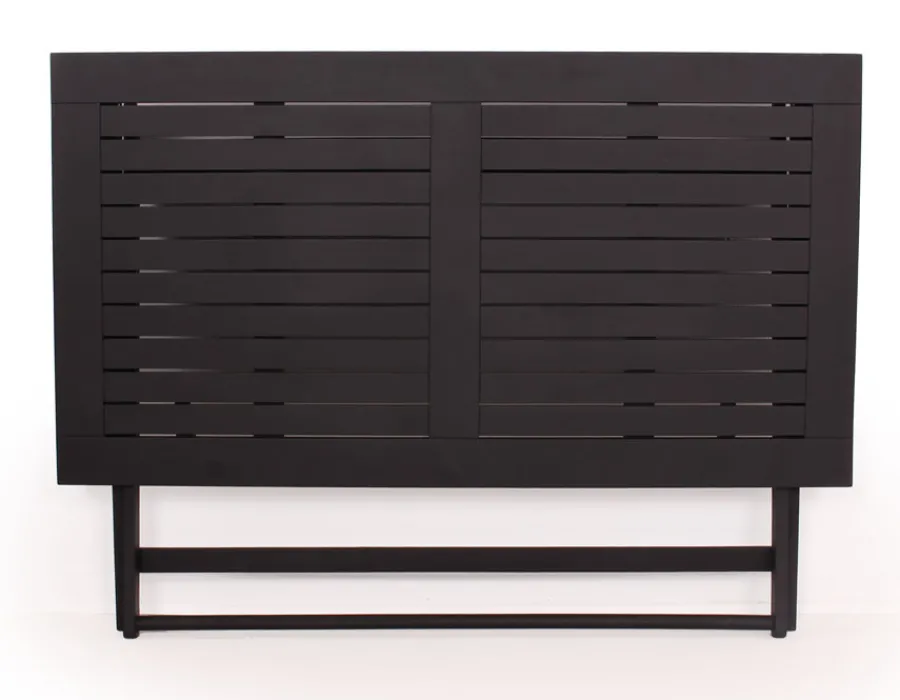 Havemøbelland Hornbæk Foldebord - 70x130 cm - Sort