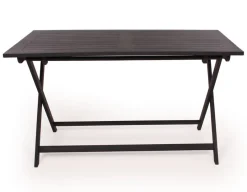 Havemøbelland Hornbæk Foldebord - 70x130 cm - Sort