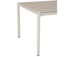 Havemøbelland Ida Havebord - 104x204 cm - Gråhvid