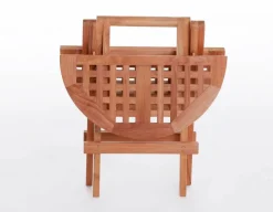 Havemøbelland Klapbord Kerneteak - Ø50 cm
