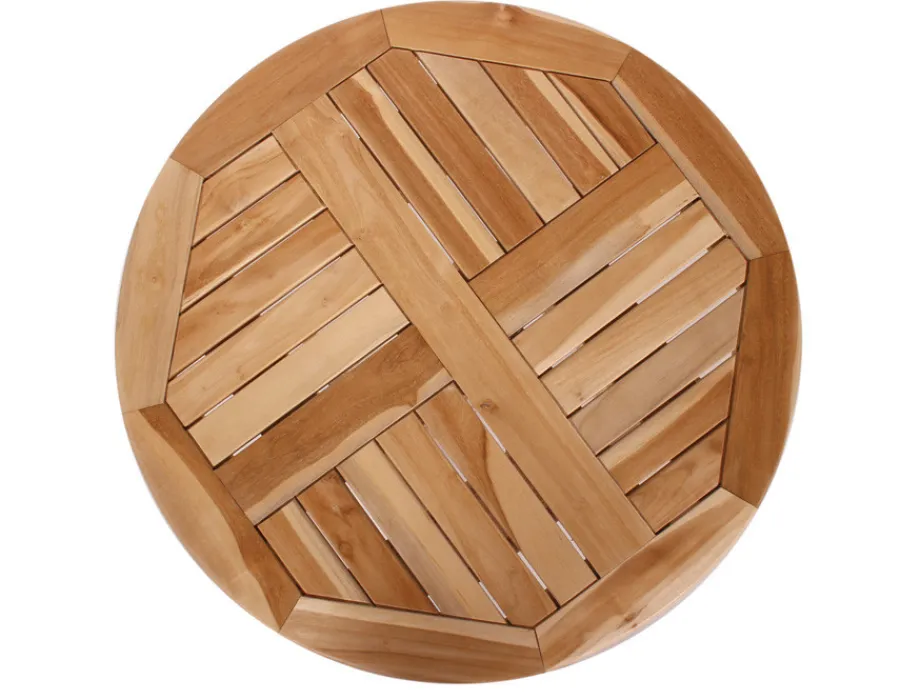 Havemøbelland Køln Teak cafesæt - Ø70 cm