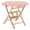 Havemøbelland Køln Teak Foldebord - Ø 90 cm