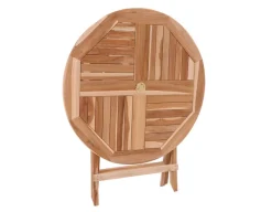 Havemøbelland Køln Teak Foldebord - Ø 90 cm