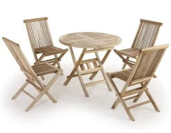 Havemøbelland Køln Teak Havemøbelsæt - 90 cm