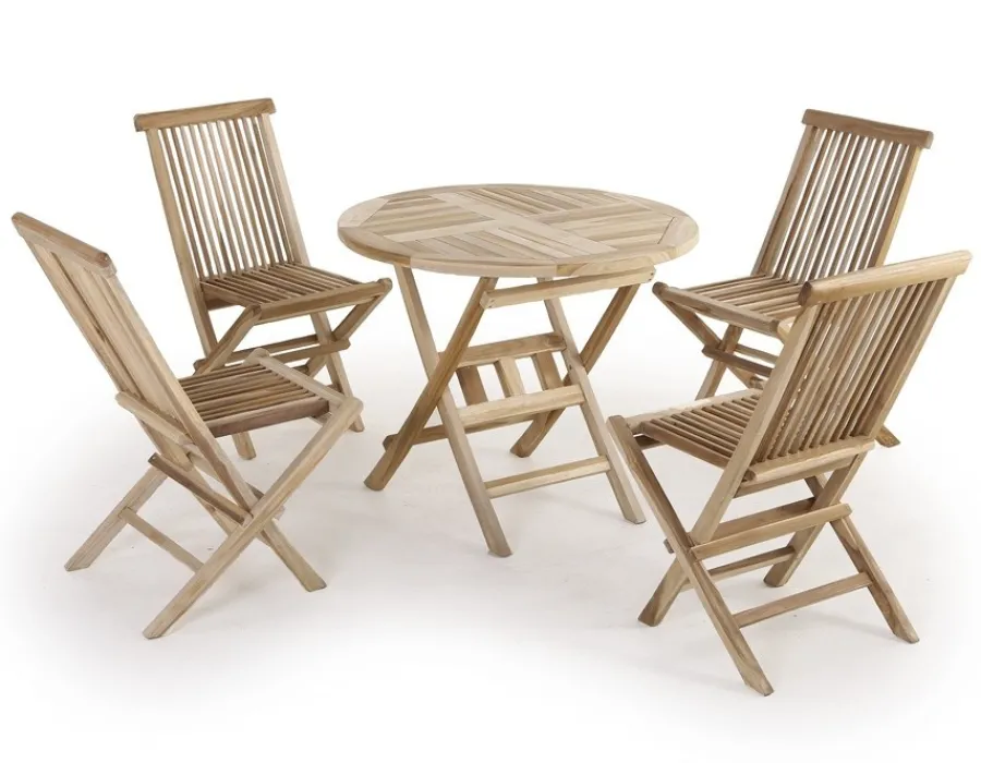 Havemøbelland Køln Teak Havemøbelsæt - 90 cm