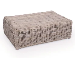 Havemøbelland Kubu Sofabord m/glasplade - Naturrattan