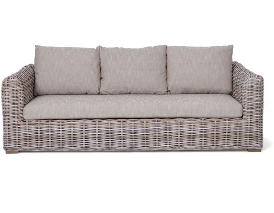 Havemøbelland Kubu Sofa - Naturrattan - 3 pers.