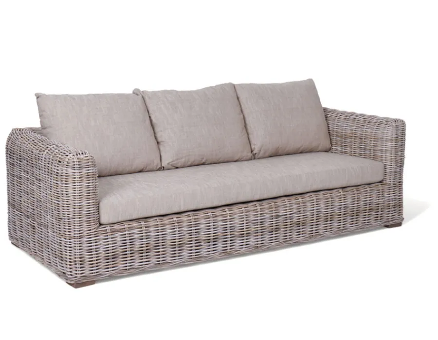 Havemøbelland Kubu Sofa - Naturrattan - 3 pers.