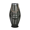 Havemøbelland Lanterne, Mørkegrøn rattan, Ø:24xH:48 cm