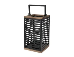 Havemøbelland Lanterne, Sort Metal, 15x15x28 cm