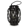 Havemøbelland Lanterne, Sort Rattan, Ø:23 x H:30 cm