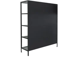 Havemøbelland Lønstrup Vitrineskab i Metal - 135x40x160 cm - Sort