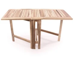 Havemøbelland Lærke teak Butterfly bord 65x130 cm