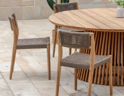 Havemøbelland Luna Alana Teak Havemøbelsæt - Ø180 cm
