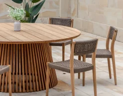 Havemøbelland Luna Alana Teak Havemøbelsæt - Ø180 cm