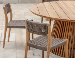 Havemøbelland Luna Alana Teak Havemøbelsæt - Ø180 cm
