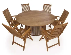 Havemøbelland Luna 180 Devon Teak Havemøbelsæt