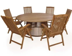 Havemøbelland Luna 180 Devon Teak Havemøbelsæt