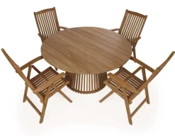 Havemøbelland Luna 150 Devon Teak Havemøbelsæt