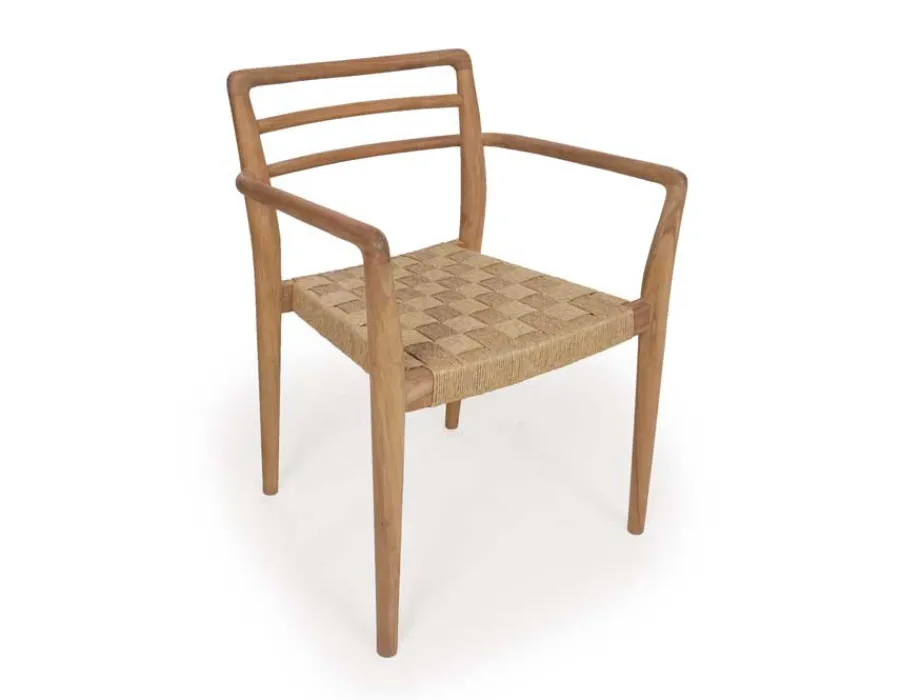 Havemøbelland Luna 180 Duri m/armlæn Teak Havemøbelsæt