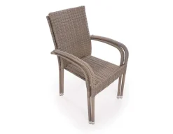 Havemøbelland Luna 180 Geneve Dusty Teak Havemøbelsæt