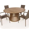 Havemøbelland Luna 150 Geneve Dusty Teak Havemøbelsæt