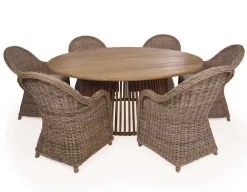 Havemøbelland Luna 180 Kato Teak Havemøbelsæt