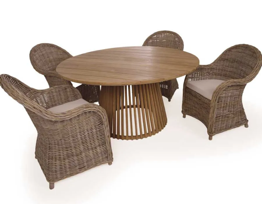 Havemøbelland Luna 150 Kato Teak Havemøbelsæt
