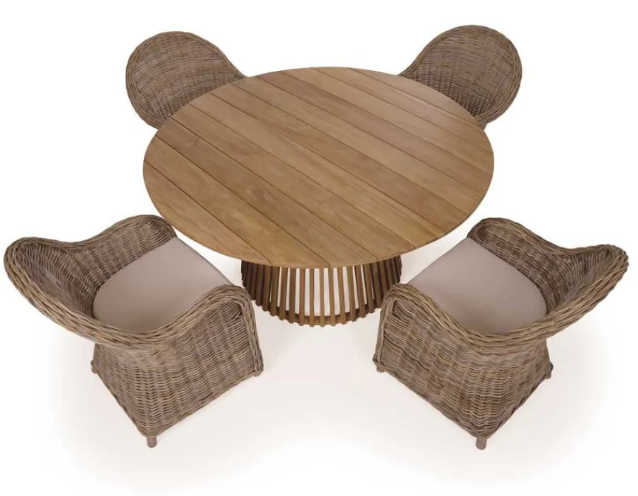 Havemøbelland Luna 150 Kato Teak Havemøbelsæt
