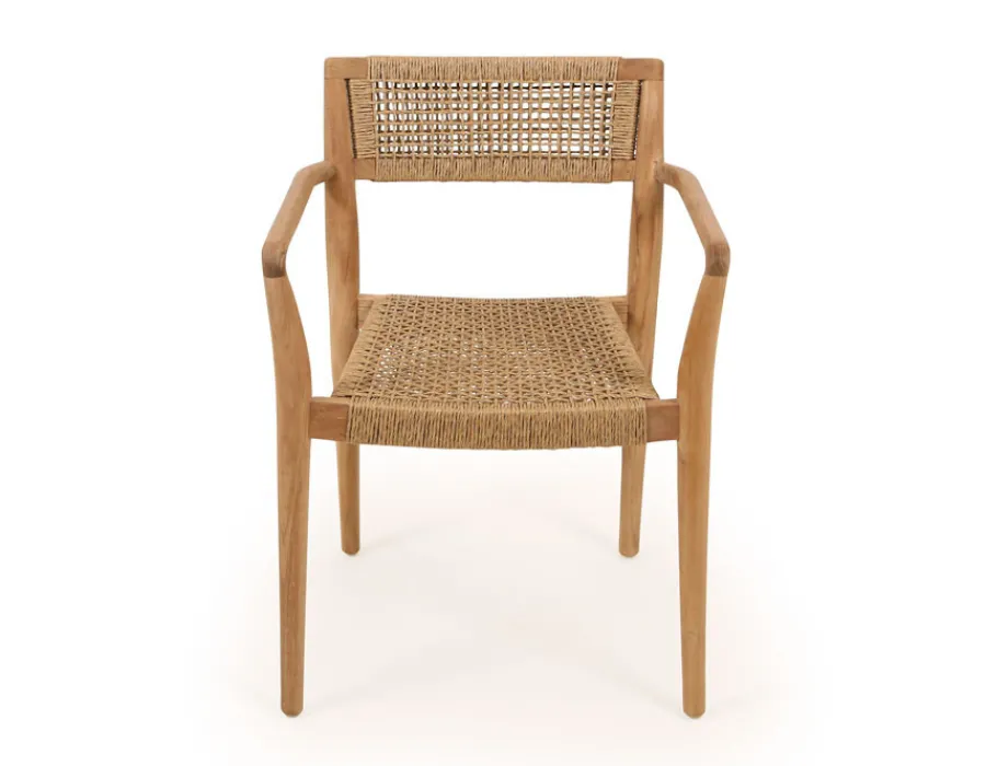 Havemøbelland Luna Manja Teak havemøbelsæt m/4 stole - Ø150 cm