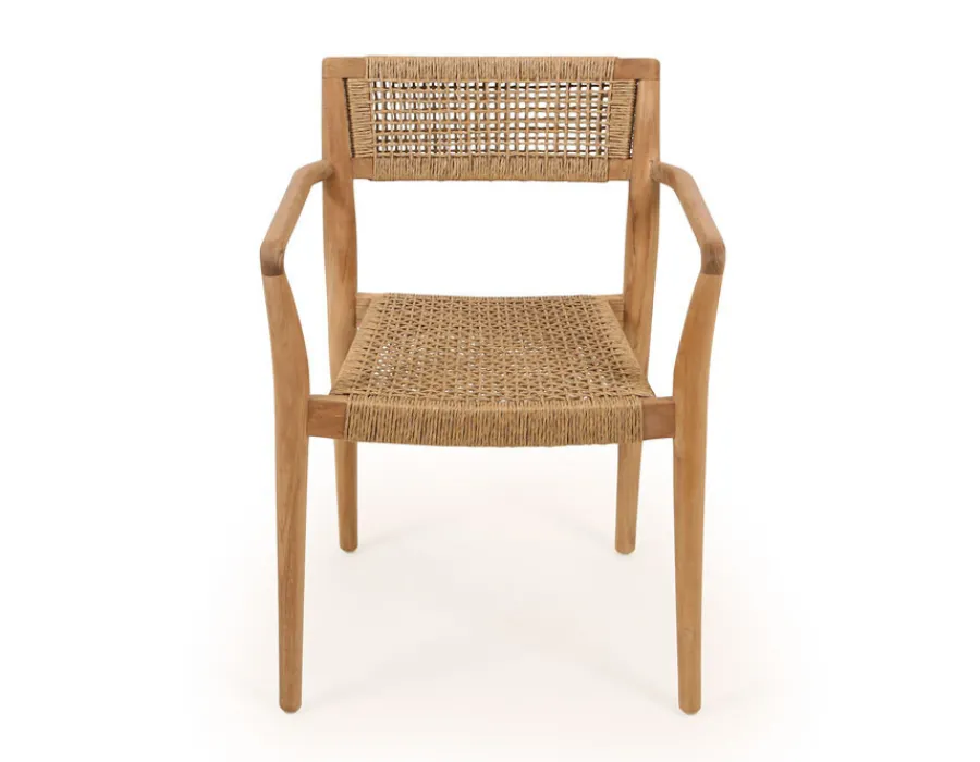 Havemøbelland Luna Manja Teak havemøbelsæt m/6 stole - Ø180 cm
