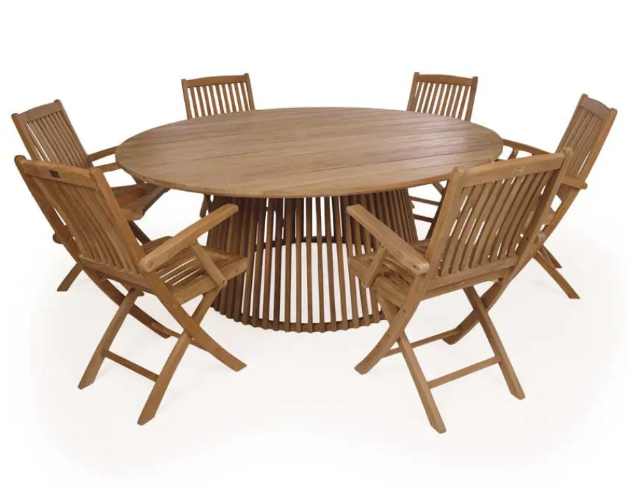 Havemøbelland Luna 180 Mia Teak Havemøbelsæt