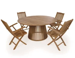 Havemøbelland Luna 150 Mia Teak Havemøbelsæt