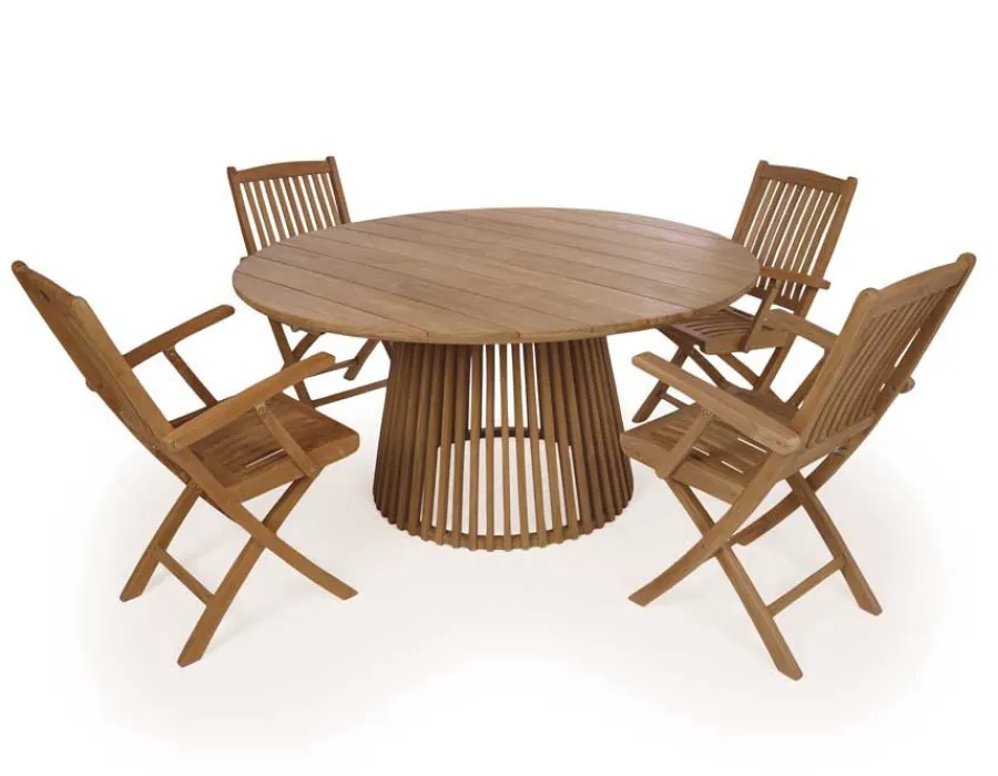 Havemøbelland Luna 150 Mia Teak Havemøbelsæt