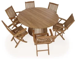 Havemøbelland Luna 150 Mia Teak Havemøbelsæt