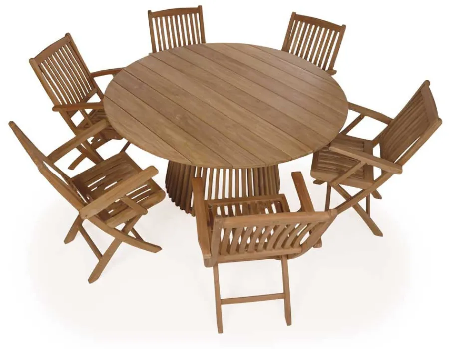 Havemøbelland Luna 150 Mia Teak Havemøbelsæt