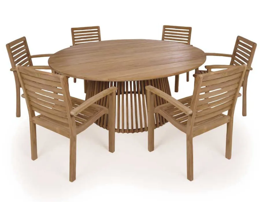 Havemøbelland Luna 180 Pala Teak Havemøbelsæt