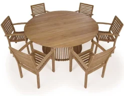 Havemøbelland Luna 180 Pala Teak Havemøbelsæt
